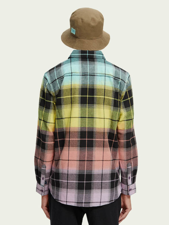 Scotch & Soda Φανελένιο Πουκάμισο Πολύχρωμο
