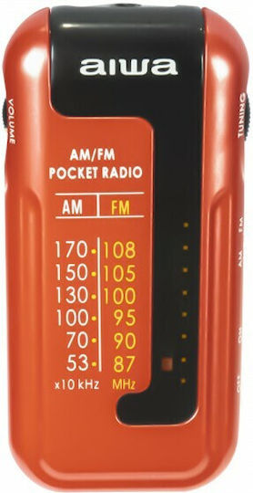 Aiwa R-22RD Φορητό Ραδιόφωνο Μπαταρίας Κόκκινο
