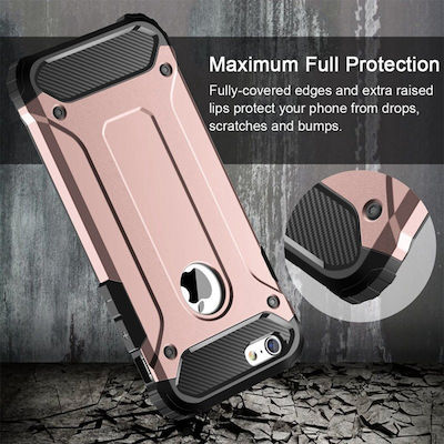 Sonique Heavy Armor Back Cover Plastic 2mm Durable Rose Gold (iPhone 12 Pro Max)