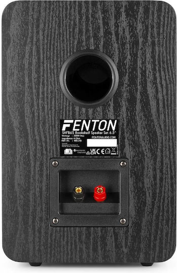 Fenton SHFB65 100.318 Двойка Hi-Fi Говорители Bookself 200W 2 Брой шофьори Ш20xД20xВ31см. Черен