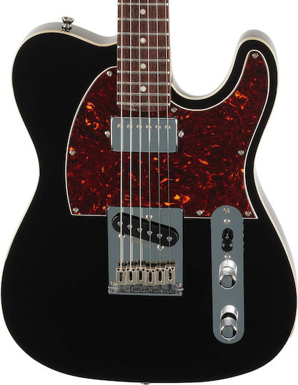 Jet Guitars Ηλεκτρική Κιθάρα T Style με SH Διάταξη Μαγνητών Black