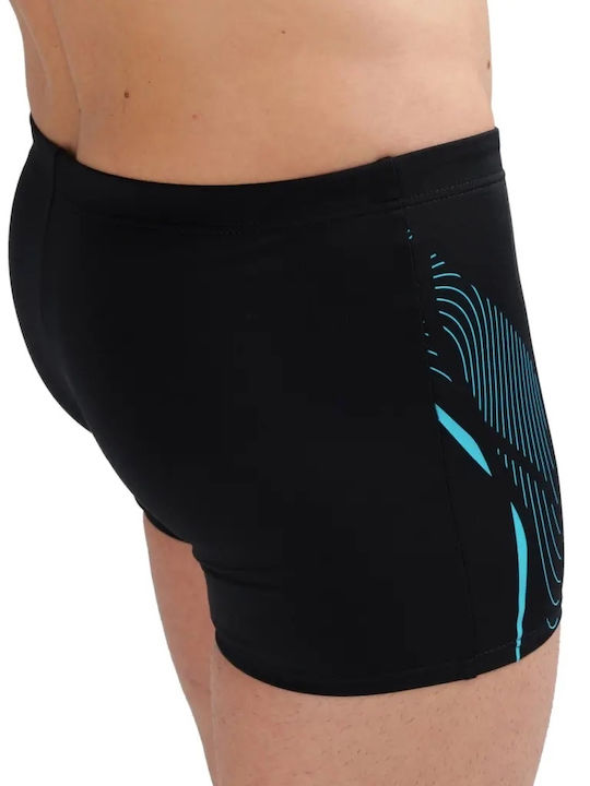 Men's Swimwear Shorts Black with Patterns