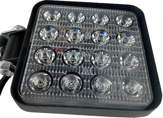 Auto Gs Квадратς Фарове за кола LED Универсален 12 / 24V 1бр