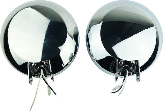 Auto Gs LA-1515 Round Car Headlights Universal 12V 55W with White Lighting 2 Pieces