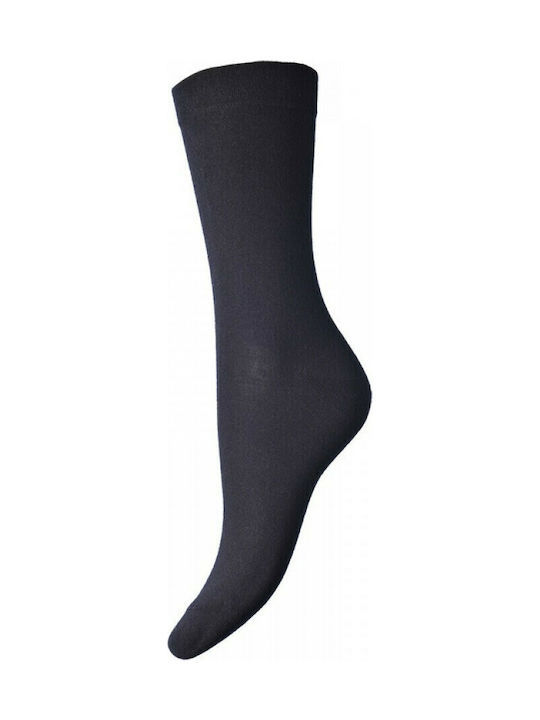 Walk Damen Einfarbige Socken Schwarz 1Pack