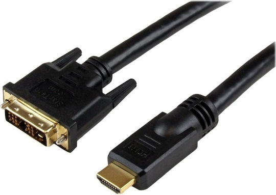 StarTech 5m DVI-D male to HDMI male Cable Black (HDDVIMM5M)