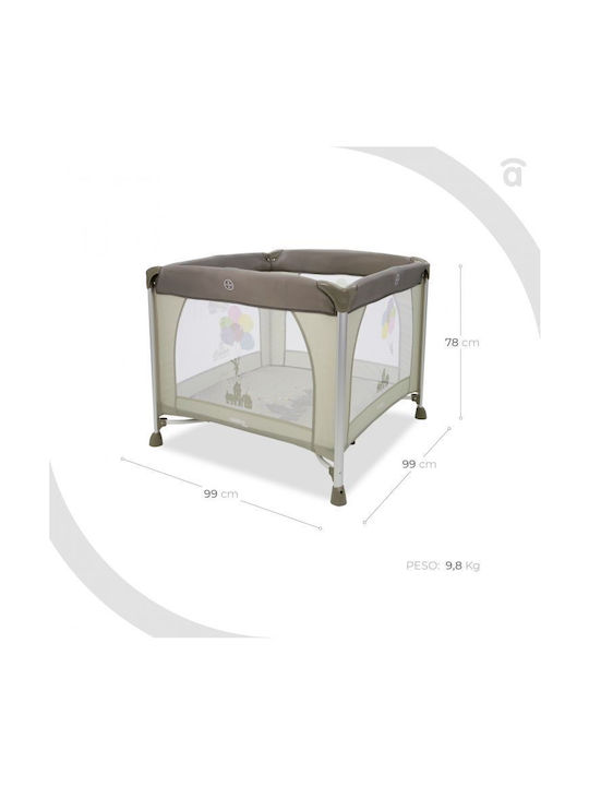 Asalvo Magic City Laufstall Gray 99x99cm