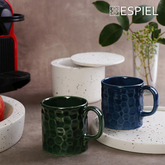Espiel Cană Din Porțelan Albastră 310ml