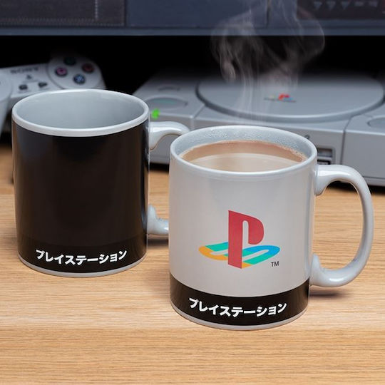 Paladone Playstation Heritage Heat Change Κούπα Κεραμική Μαύρη