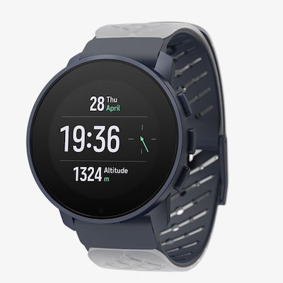 Suunto 9 Peak Pro Titanium 43mm Αδιάβροχο Smartwatch με Παλμογράφο (Ocean Blue)