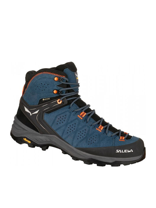 Salewa ALP Trainer 2 Ανδρικά Ορειβατικά Μποτάκια Αδιάβροχα με Μεμβράνη Gore-Tex Μπλε