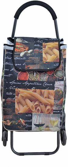 Metallic Shopping Trolley Multicolour 44x33x99cm