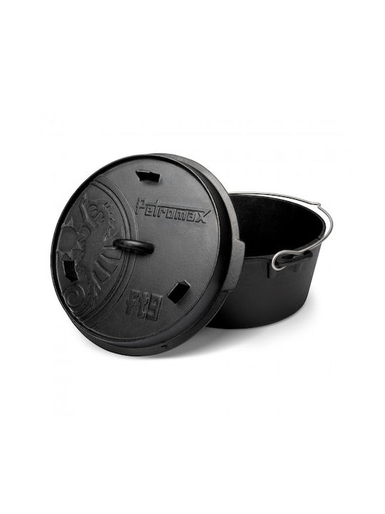 Petromax Dutch Oven Round Cast Iron 26x26cm 1pcs