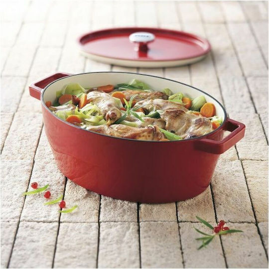 Pyrex Dutch Oven Red 3.6Es 1Stück