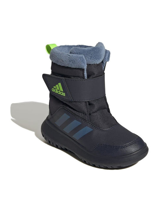 Winterplay Kids Snow Boots with Velcro Navy Blue
