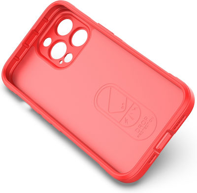 Hurtel Magic Shield Silicone Back Cover Red (iPhone 13 Pro)