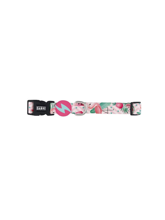 Dashi Flamingo Dog Collar Medium 38 - 55cm