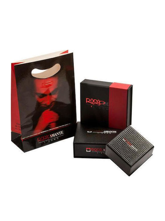 Rosso Amante Мансети от Inox в Черен Цвят