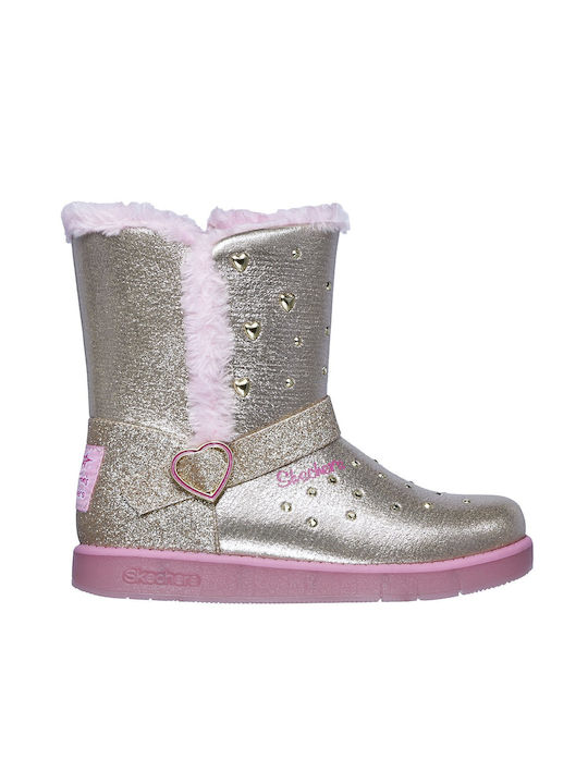 Twinkle Toes Glitzy Glam Sparkle Hearts Παιδικά Μποτάκια Χρυσά