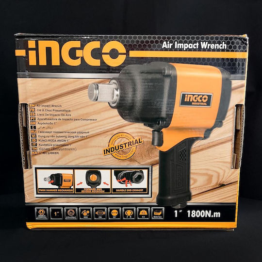 Ingco Air Impact Wrench 1" 183kgm AIW11223