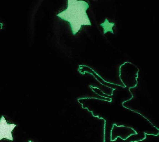 Palamaiki Kids Duvet Cover Glow in the Dark Single Luminous Ballet Pink 160x220cm
