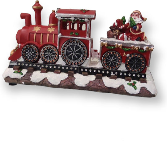 Iliadis Illuminated Christmas Plastic Figure Train Height 27cm with Music