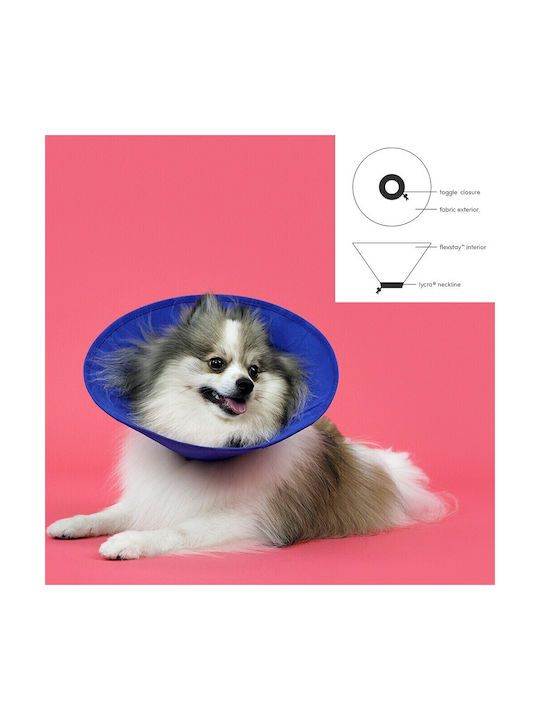 Kvp Elisabethanisch Hundehalsband aus in Blau Farbe Mittel 17 - 38cm