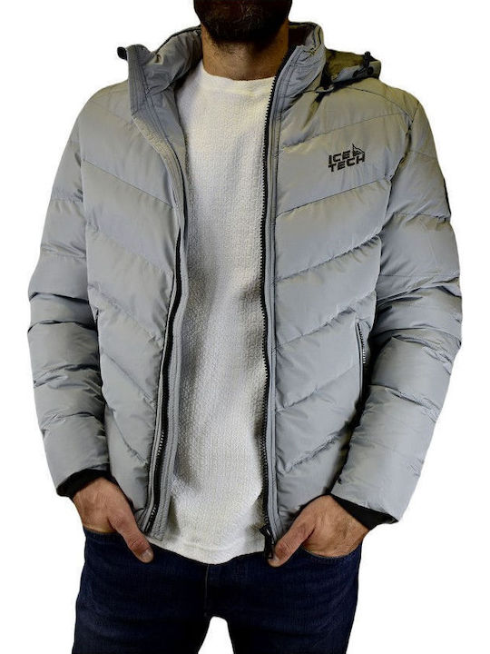 Χειμωνιάτικο Μπουφάν Puffer Γκρι