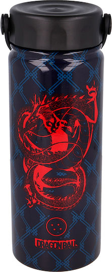 Stor Dragon Ball Kids Water Bottle Thermos Dragon Stainless Steel with Screw Cap Non Spill Black 530ml