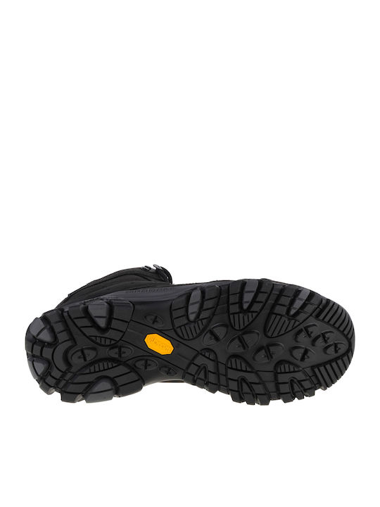 Merrell Moab Aventure 3 Mid Ανδρικά Ορειβατικά Παπούτσια Μαύρα