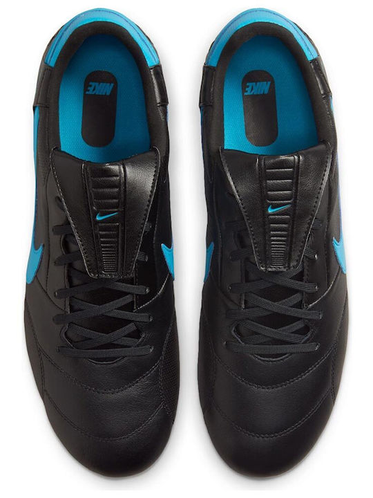 Nike Premier 3 Anti-Clog Football Shoes with Cleats Black / Laser Blue