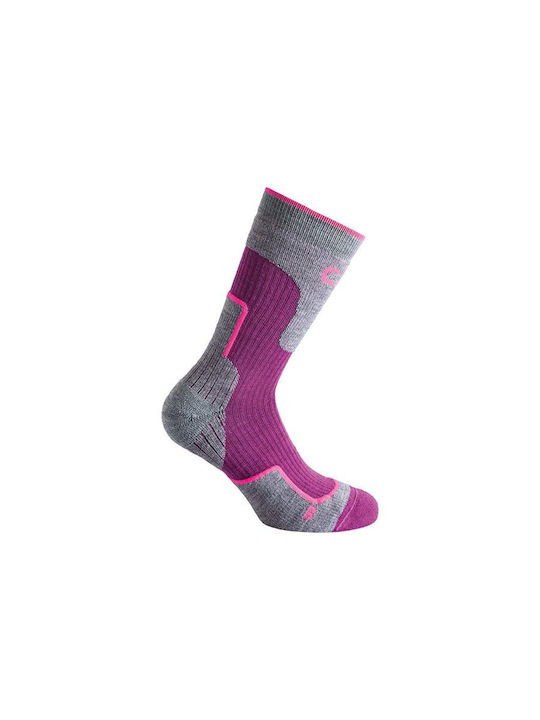 CMP Trekking Sock Wool Mid Șosete de Trekking Violet 1 pereche