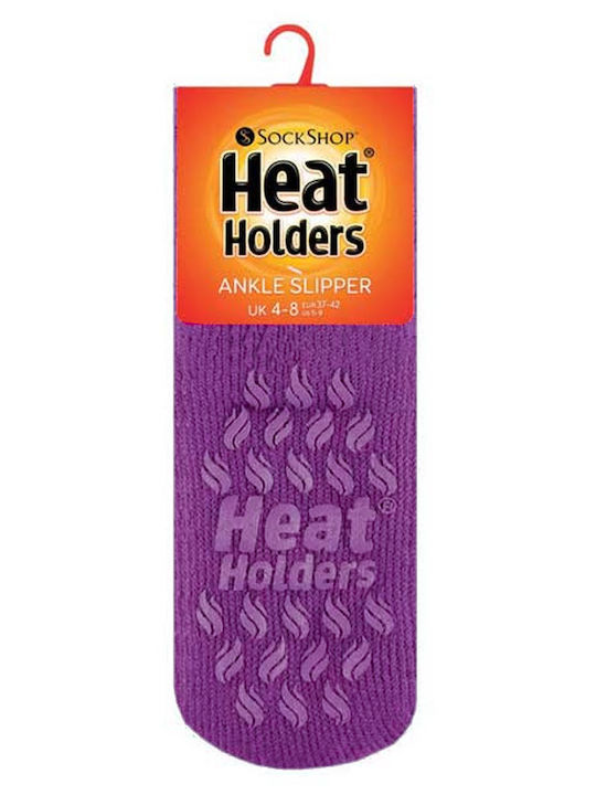 Heat Holders Damen Thermo Socken Lila