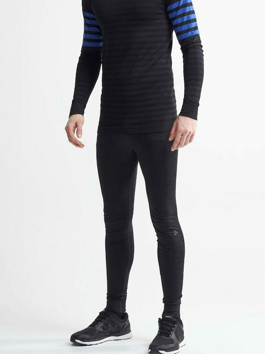 Craft Fuseknit Comfort Ανδρικό Ισοθερμικό Παντελόνι Μαύρο