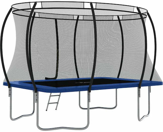 vidaXL Outdoor Trampoline 335x244cm with Net & Ladder