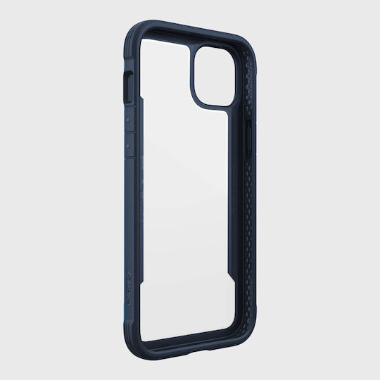 Raptic Shield Umschlag Rückseite Kunststoff Blau (iPhone 14)
