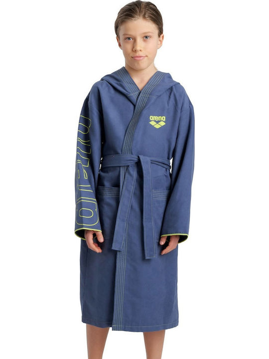 Arena Zeal Plus Jr 005309-200 Kids Swimming Bathrobe Blue