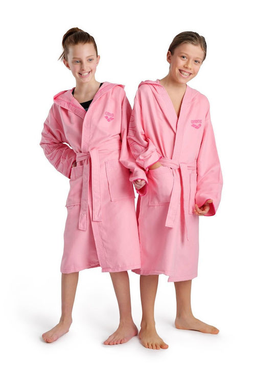 Arena Zeal Plus Jr 005309-300 Kids Swimming Bathrobe Pink