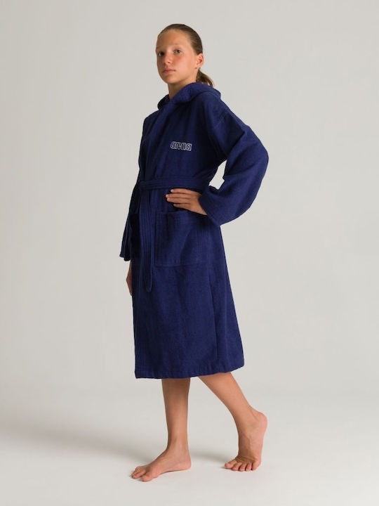 Arena Zeppelin Light Junior 003211-700 Kids Swimming Bathrobe Blue
