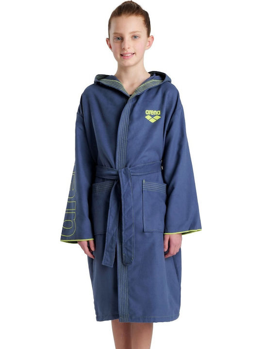 Arena Zeal Plus Jr 005309-200 Kids Swimming Bathrobe Blue