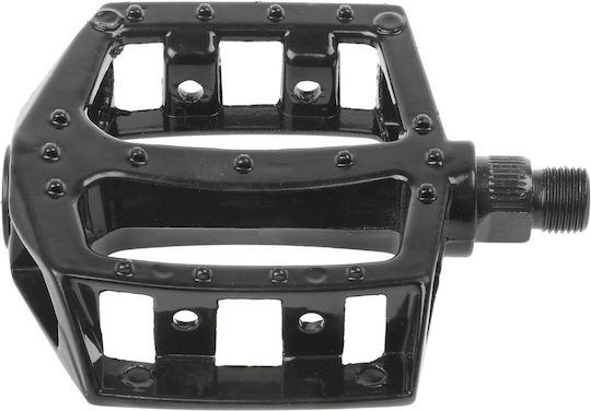Exustar 311348 Flat Bicycle Pedals Black 9/16''
