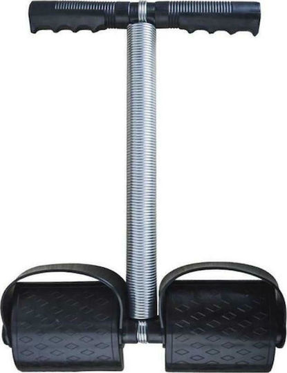 Tummy Trimmer Abdominal Trainer Black with Resistance Bands