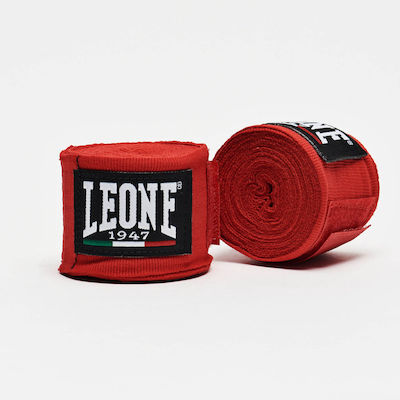 Leone AB705 Martial Arts Hand Wraps 3.5m Rot