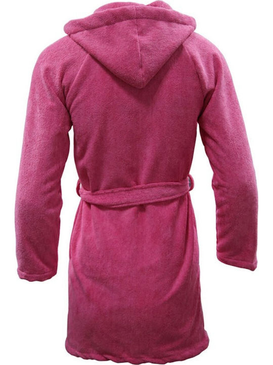 AlpinPro Aegean Swimming Bathrobe Pink Microfiber BRT-PK