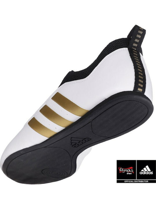 adidas The Contestant Pantofi de arte marțiale Taekwondo White/Gold