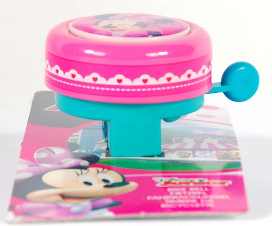 Volare Disney Minnie Bow Tique Clopot de bicicletă pentru copii Roz