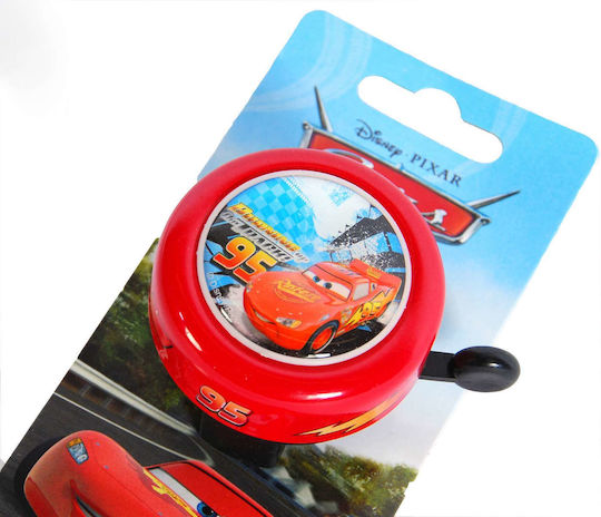 Volare Disney Cars Kinderfahrradklingel Rot