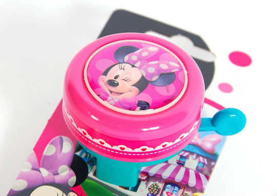 Volare Disney Minnie Bow Tique Clopot de bicicletă pentru copii Roz