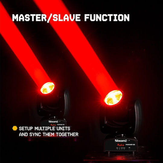 BeamZPro Φωτορυθμικό Beam LED DMX με Ρομποτική Κεφαλή Panther 85 RGBW