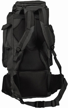 Armymania Rucsac Militar Rucsacuri din Poliester Negru 100lt